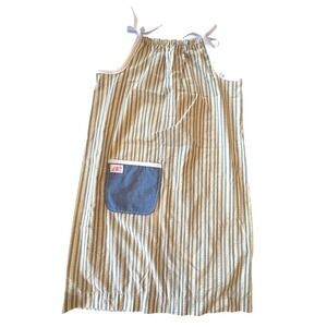 Dress a Girl Around the World Striped Floral Pillowcase Dress‎ Blue White Kids